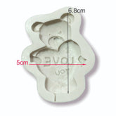 Molde Silicona Oso “I Love You”